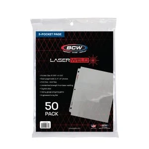 LaserWeld 3-Pocket Photo Page (50 CT. Pack)