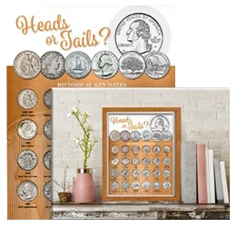 Whitman Deluxe Coin Board: Quarter