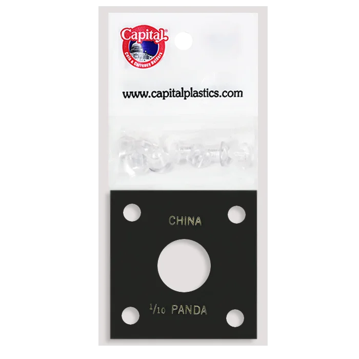 Capital Plastics 144 Coin Holder - 1/10 oz. Panda