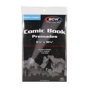 Premade Current Comic Bag and Board