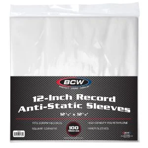 12-Inch Record Inner Sleeve - Anti-static