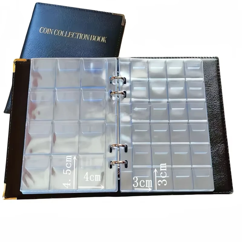 Loose-leaf coin collection album — representative supplier photograph