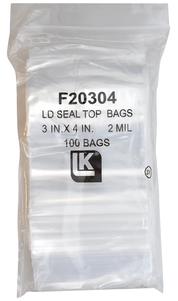Zip Lock Bag - 3x4 (2 Mil)