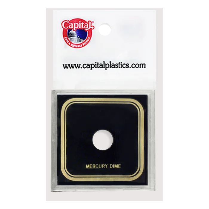 Capital Plastics VPX Coin Holder - Mercury Dime