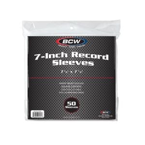 7-Inch Record Paper Inner Sleeves- Square Corners
