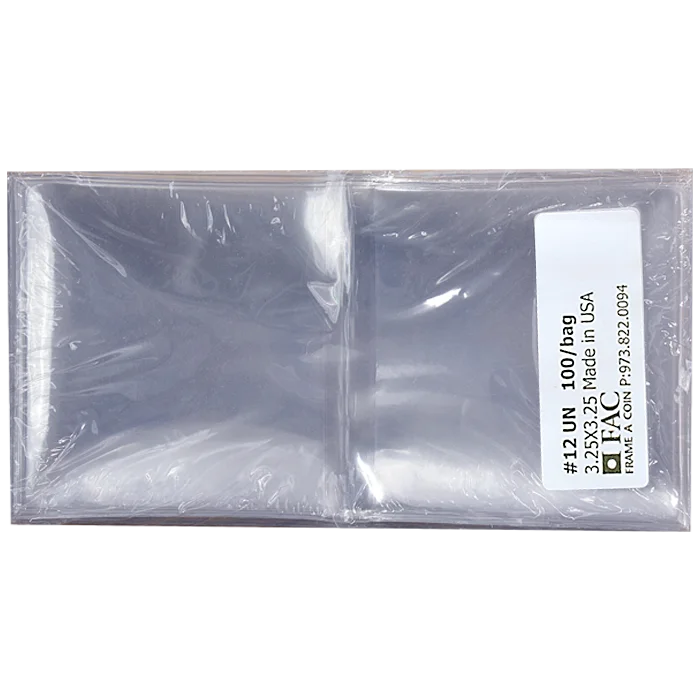 Crown 3 1/4x3 1/4 UN Coin Flips - 100 per pack