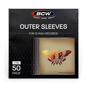 12-Inch Record Sleeves - Polyethylene - 50 Pack