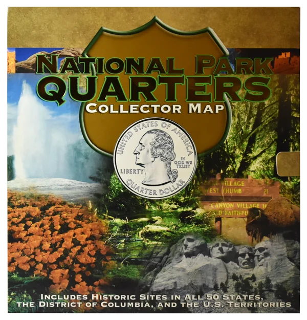 National Park Quarters Foam Map