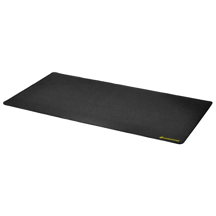 Desk Mat with Stitched Edges - 14 x 24 (Black)