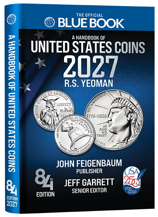 2027 Blue Book, Handbook of US Coins, Hardcover