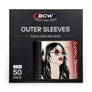 12-Inch Record Sleeves - 4 MIL - 50 Pack
