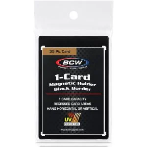 Magnetic Card Holder - 35 PT. Black Border