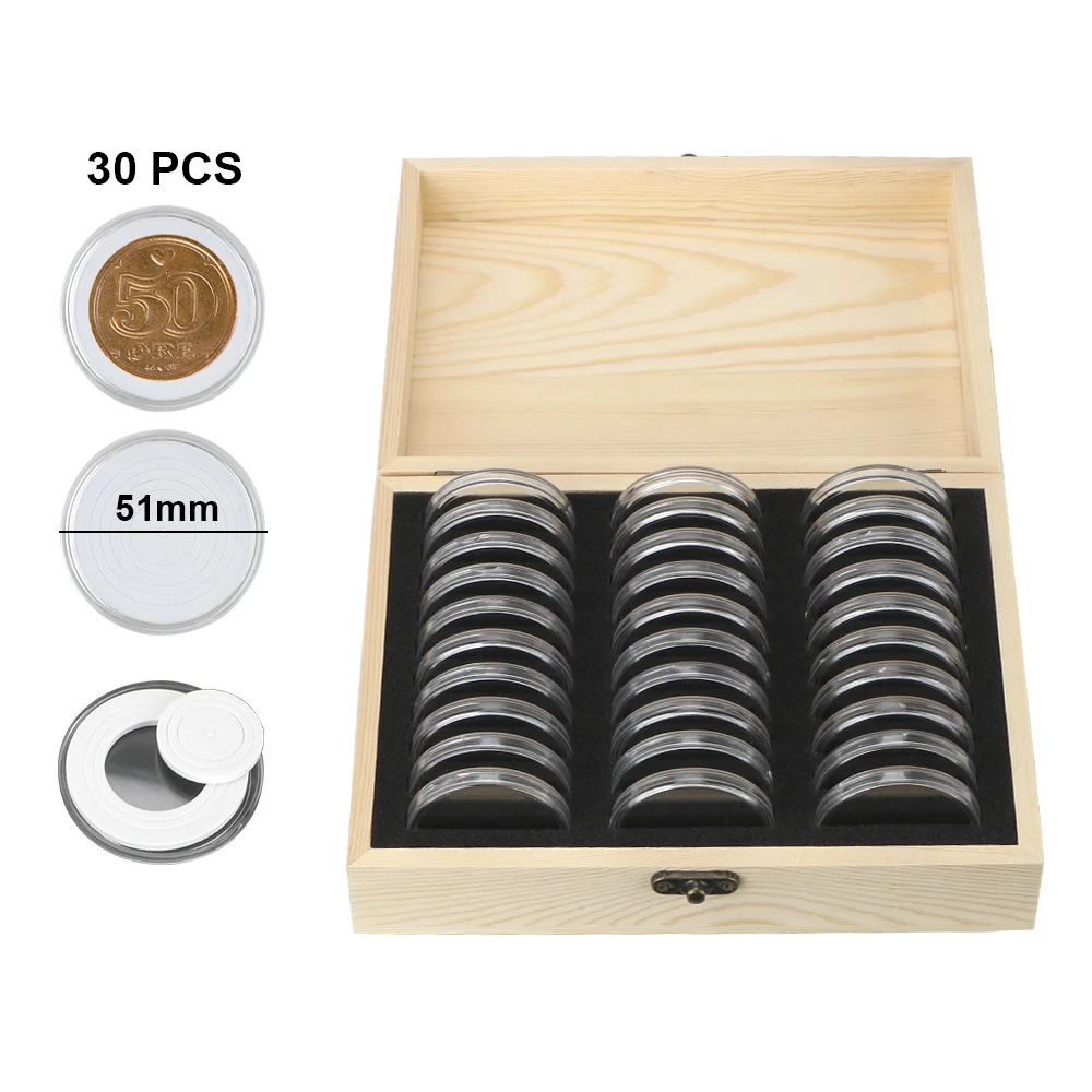 Adjustable coin collection storage case — representative supplier photograph