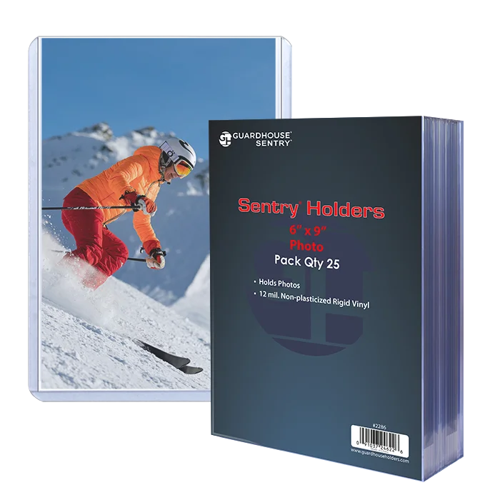 Photo, Post Card Sentry Holders - 6 x 9