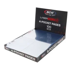 LaserWeld 4-Pocket Photo Page (100 CT. Box)