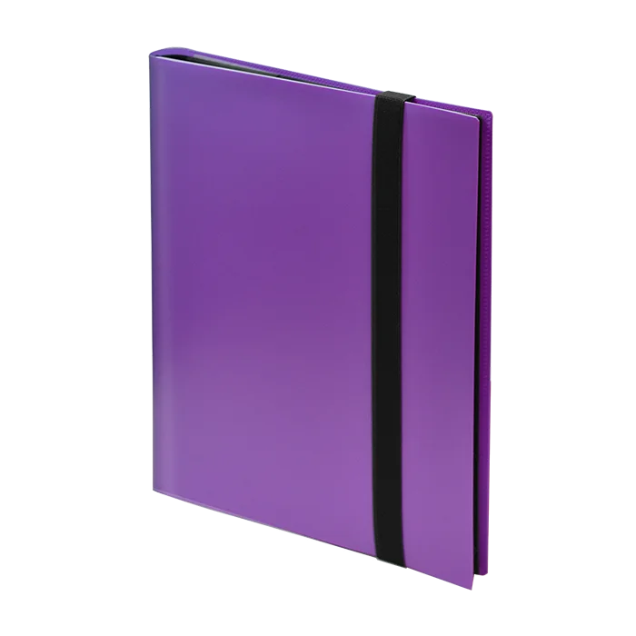 9 Pocket Trading Card Folio - Purple