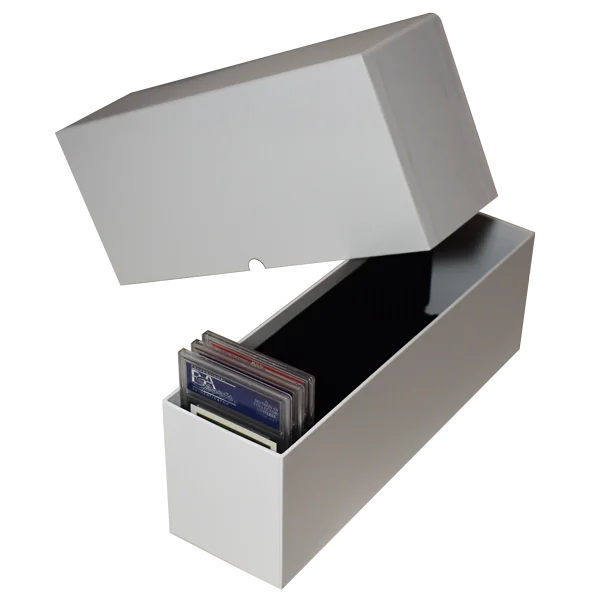 PSA Graded Card Storage Rail Box - Holds 25