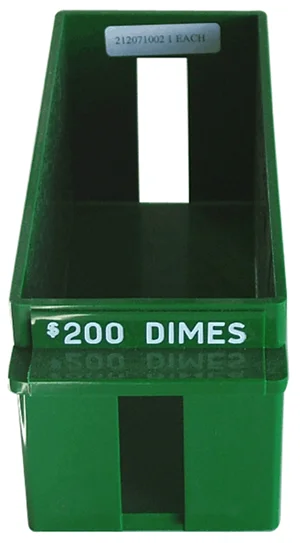 Dime Rolled Large Capacity Coin Trays