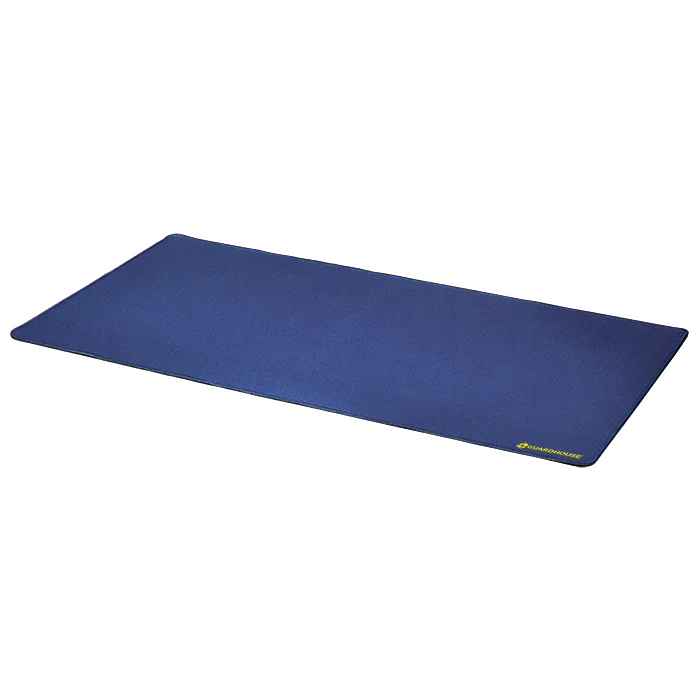Desk Mat with Stitched Edges - 14 x 24 (Cobalt Blue)