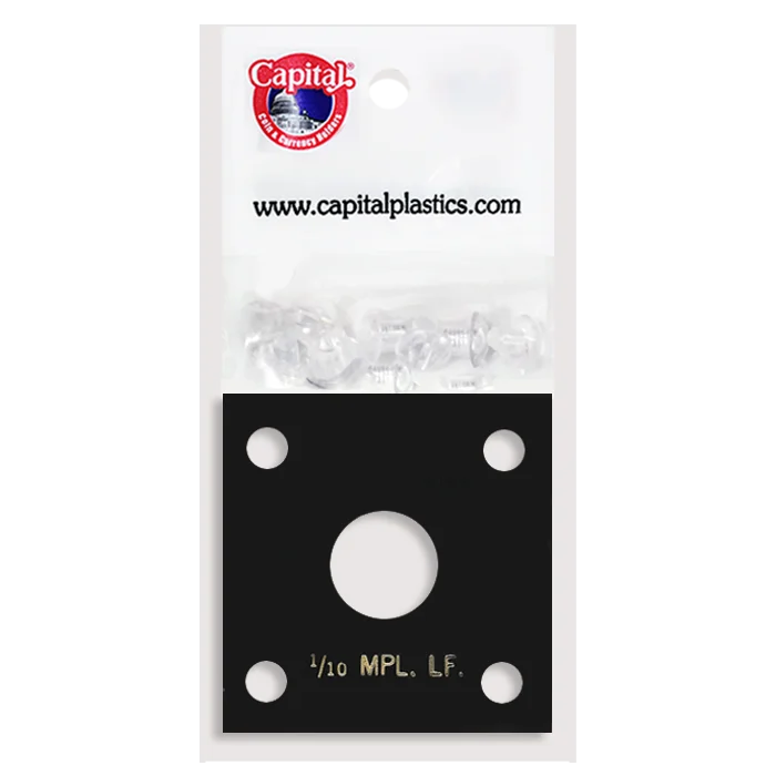 Capital Plastics 144 Coin Holder - 1/10 oz. Maple