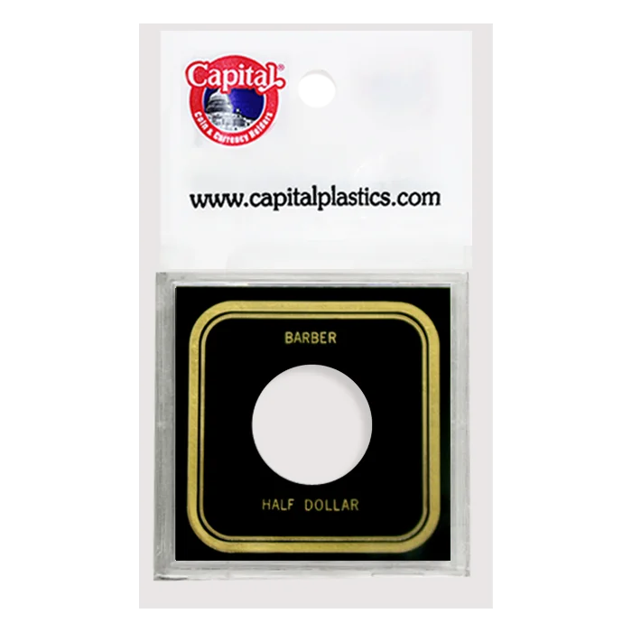 Capital Plastics VPX Coin Holder - Barber Half Dollar
