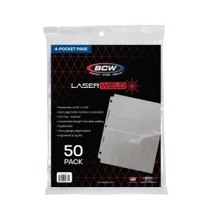 LaserWeld 4-Pocket Photo Page (50 CT. Pack)