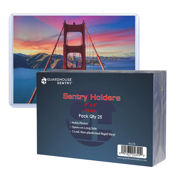 Photo, Post Card Sentry Holders - 6 x 4 (6 open)