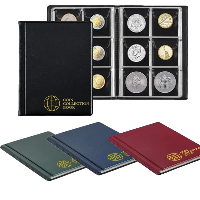 60-pocket coin collection album — representative supplier photograph