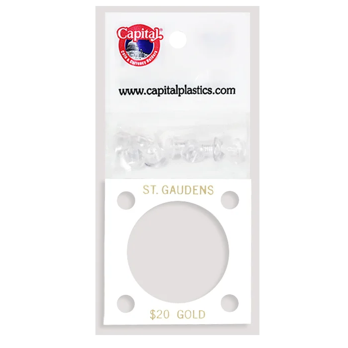 Capital Plastics 144 Coin Holder - St. Gaudens $20