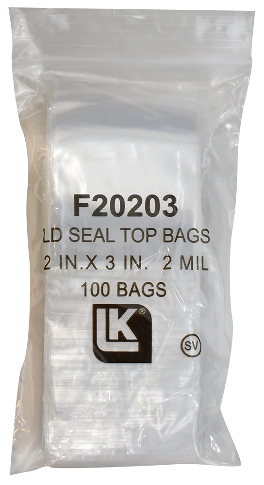Zip Lock Bag - 2x3 (2 Mil)
