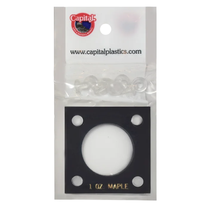 Capital Plastics 144 Coin Holder - 1 oz. Maple