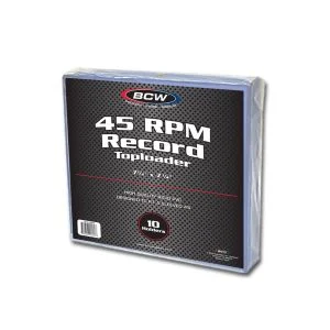 45 RPM Record Topload Holder
