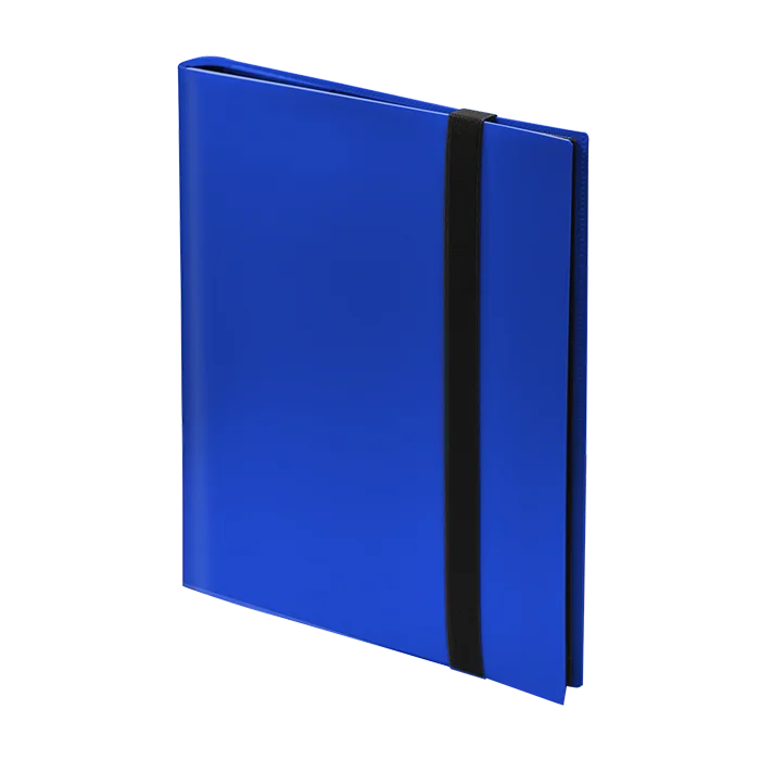 9 Pocket Trading Card Folio - Blue