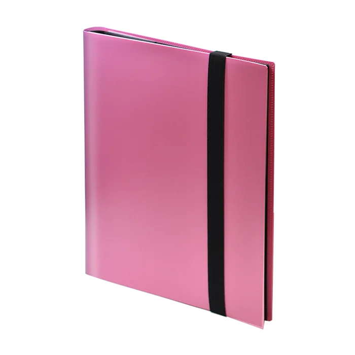 9 Pocket Trading Card Folio - Pink