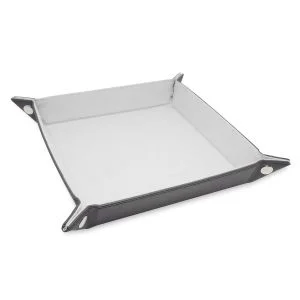Square Dice Tray - White **LIMITED STOCK**