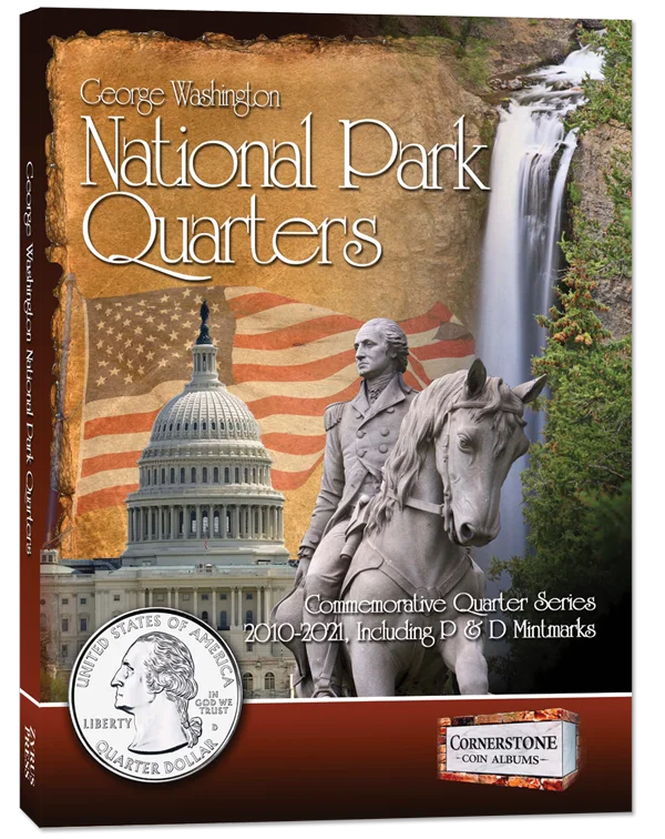 Coin Album - National Park Quarters Album 2010-2021. P&D