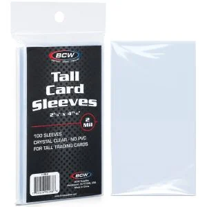 Tall Trading Card Sleeves