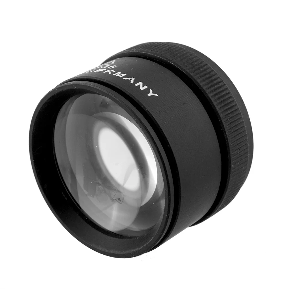 Illuminated inspection loupe with case — representative supplier photograph