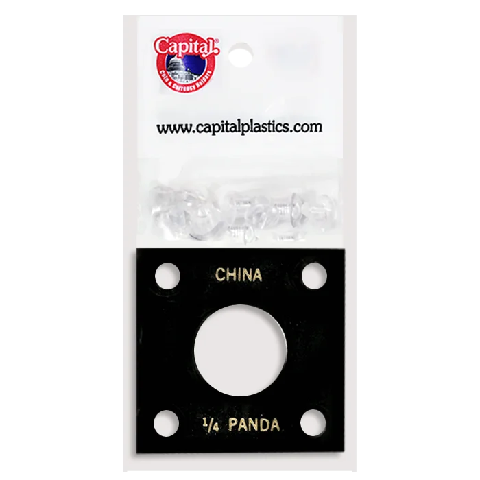 Capital Plastics 144 Coin Holder - 1/4 oz. Panda