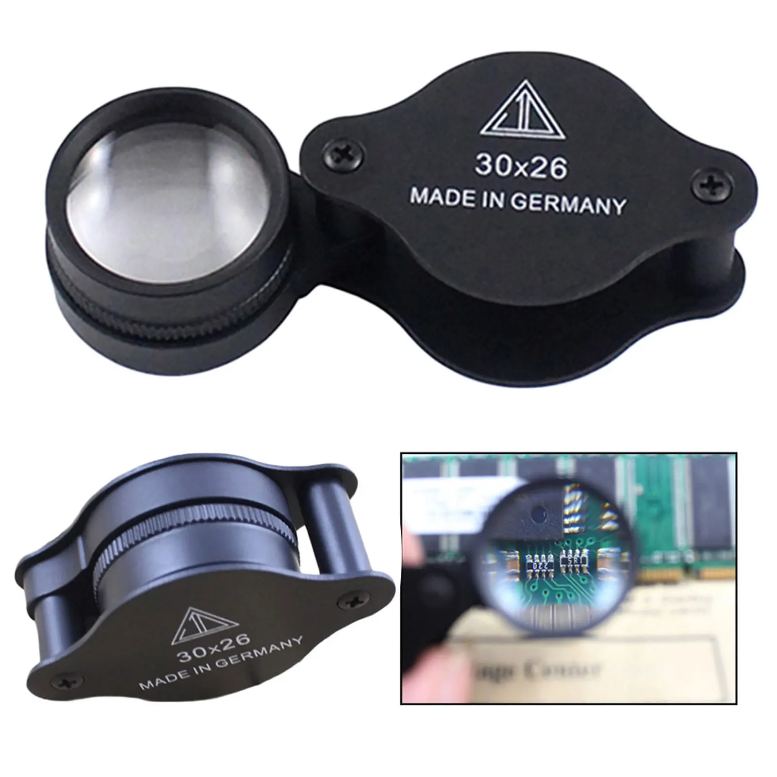 Pocket inspection magnifier — representative supplier photograph