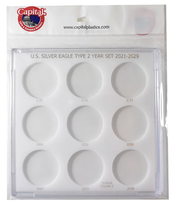 U.S. Silver Eagle Year Set 2021 Type 2 - 2029
