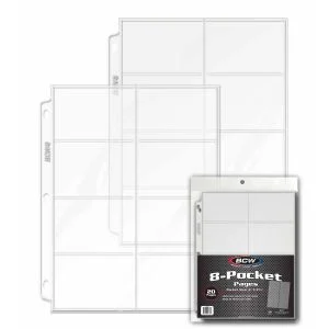 Vinyl 8-Pocket Pages