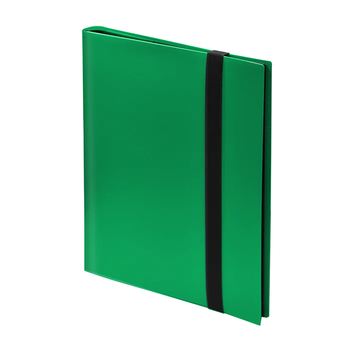 9 Pocket Trading Card Folio - Green