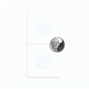 Paper Flips - 2" x 2" - Nickel - Box