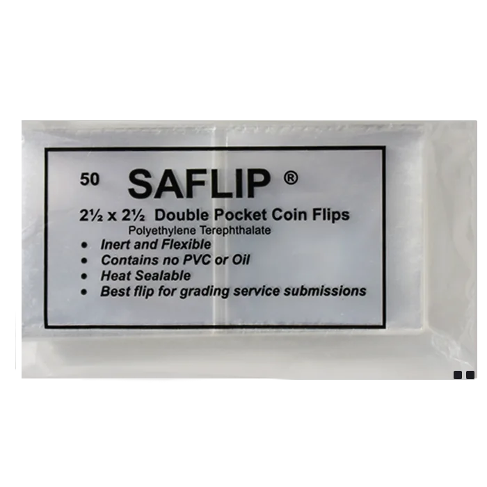 SAFLIP 2.5x2.5 Coin Flips