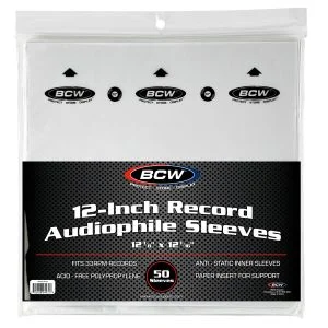 12-Inch Record Audiophile Inner Sleeves